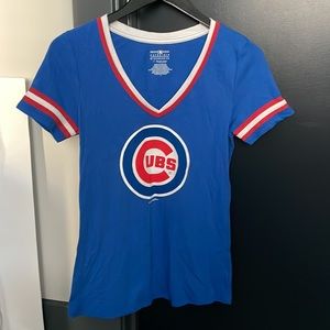 Chicago Cubs V-neck Womens T-Shirt